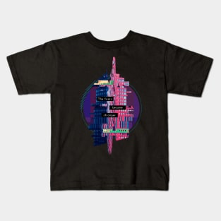 Glitch 3D Art Kids T-Shirt